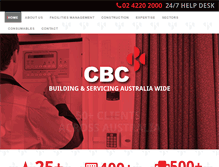 Tablet Screenshot of cbcgroup.com.au